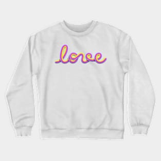 Rainbow love Crewneck Sweatshirt